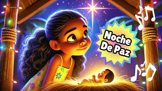 Noche de Paz  Villancico Animado Tropical para Niños  Canción de Navidad 🎄✨ [upl. by Aira280]