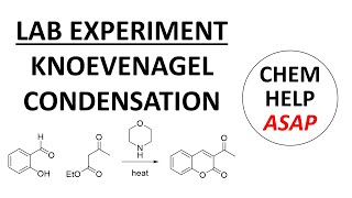 Knoevenagel condensation to make a coumarin  laboratory experiment [upl. by Madonna]