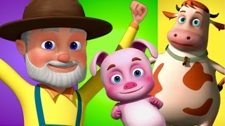 Old MacDonald Had A Farm Nursery Rhyme  Kids Songs  Videogyan 3D Rhymes [upl. by Revert483]