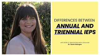 Differences between Annual and Triennial IEPs I IEP Basics I Undivided [upl. by Troyes941]