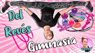 🤪 RETO del REVÉS especial GIMNASIA RÍTMICA 🤸‍♀️ GYMNASTICS REVERSE Challenge [upl. by Purcell]