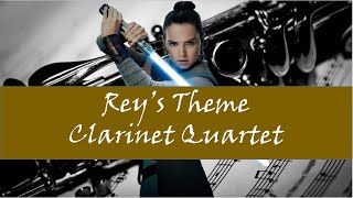 Reys Theme Clarinet Quartet [upl. by Siram53]