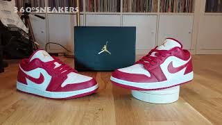 Air Jordan 1 Low  Cardinal Red [upl. by Eisle]