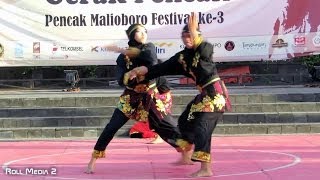 Pencak Silat Tapak Suci  Sinar Warna Nusantara  Pencak Malioboro Festival Silat Demonstration [upl. by Strawn]