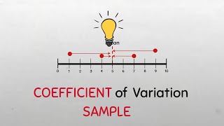 Statistics Coefficient of Variation for a Sample  Measures of Dispersion [upl. by Jordanna]