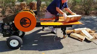 PowerKing PK0342 2018 42Ton Kinetic Log Splitter with ABS  DEMO [upl. by Clem]