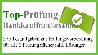 Top Prüfung Bankkauffrau  Bankkaufmann  5 Prüfungsfragen zur Abschlussprüfung [upl. by Tiny]