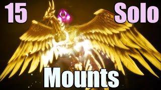 15 Mounts You Can Farm Solo  Quick amp Easy  Even as DPS Now [upl. by Wylma]