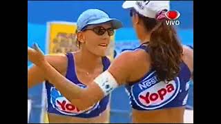 Desafio Verão Vivo de Vôlei de Praia Feminino 2000 Ana Paula amp Jaqueline X Tatiana amp Sandra Pires [upl. by Gladdy327]