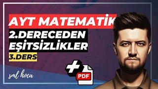 İkinci Dereceden Eşitsizlikler Konu Anlatımı  3  AYT Matematik [upl. by Nicolina]