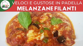 Melanzane al pomodoro filanti  FoodVlogger [upl. by Apeed228]