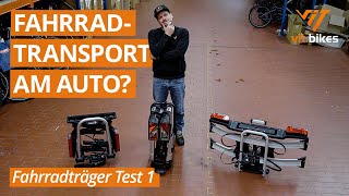 Fahrradträger für die Anhängerkupplung 🚲😮 Westfalia Fischer amp Eufab im Test [upl. by Noemad]