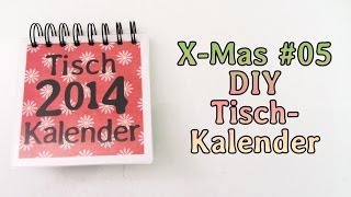 XMas 05 DIY Tischkalender 2014  Geschenk Tipp [upl. by Noli]