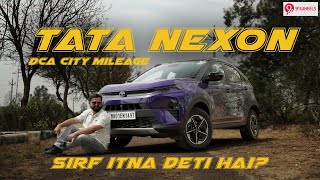 2024 Tata Nexon DCA Mileage Test  Value For Money Car [upl. by Ahtelahs]