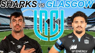 SHARKS vs GLASGOW URC 2024 Live Commentary [upl. by Gosney619]