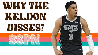 Keldon Johnson Gets Too Much Hate  SSPN Clips [upl. by Barron]