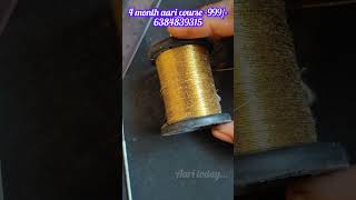 100 Day Aari challengeDay75Chain stitch tips for beginnersChallenge Aaritoday Shorts Chain [upl. by Emiolhs]