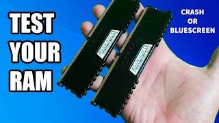 How to TEST YOUR RAM with memtest86  Step By Step Tutorial  BSOD and Crashing [upl. by Grassi872]