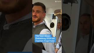 Tracht für die Wiesn 2024 Einkleidung der TSV1860 Mannschaften von Trachten Angermaier [upl. by Ailido933]