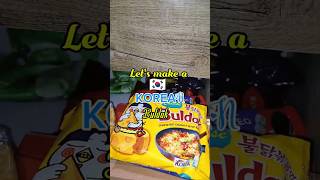 Lets make a Korean Buldak korean streetfood korea food ramen [upl. by Pavior]