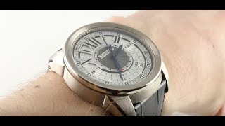 Cartier Calibre de Cartier Central Chronograph W7100005 Luxury Watch Review [upl. by Oek]