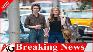 Elle Fanning praises Timothee Chalamet for her hard work in the Bob Dylan biopic [upl. by Analli]