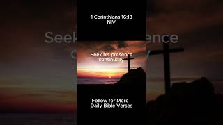 Daily Verse 63 1 Corinthians 1613 bible dailyverse god christian christianity shorts viral [upl. by Sachsse]