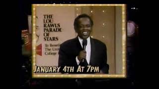 1991 WTKR Promo Lou Rawls Parade of Stars [upl. by Nosylla]