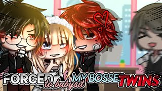 FORCED to Babysit my Bosses TWINS 😰  Gacha Mini Movie GCMM [upl. by Ravaj]