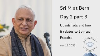 Sri M at Bern Day 2 part 3 Upanishads and QampA [upl. by Yelahc]