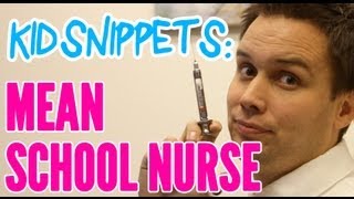 Kid Snippets quotMean School Nursequot Imagined by Kids [upl. by Enerahs301]