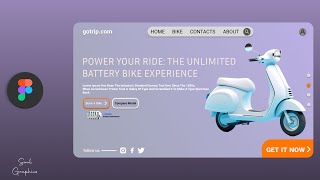 Ride the Future Stunning Bike UI Concepts in Figma With Soul Graphics [upl. by Ayatnohs]