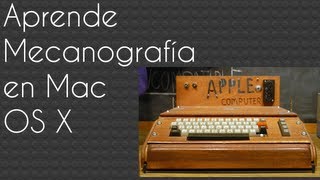 Como aprender Mecanografia en Mac OS X [upl. by Crista]