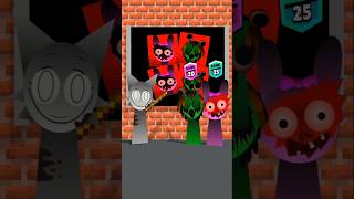 HELP GREEN and PINK Become Phase 2 vs Phase 3 in NEW Sing Challenge Incredibox Sprunki shorts [upl. by Amund]