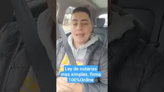 ✅Firma documentos Notariales 100 online Ley de notarias más simples en camino [upl. by Kcirrag]