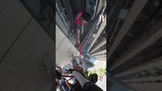 Daring Air Conditioner Installation Video By Technician Goes Viral [upl. by Corson551]