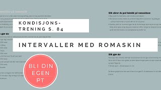 INTERVALLER PÅ ROMASKIN S 84  Kondisjonstrening med en vri [upl. by Cis]