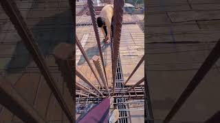 Slab crank bar construction rajmistry civilengineering viralshort building civil shortvideo [upl. by Phineas]