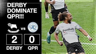 DERBY COUNTY SEND QPR PACKING AFTER INCREDIBLE PERFORMANCE [upl. by Laval106]