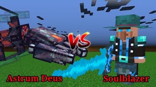 Astrum Deus vs Soulblazer  Minecraft Mob Battle [upl. by Aisekal]