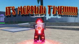 Its Morphin Time Playing BEST Power Rangers Roblox game Power Rangers Shattered Grid [upl. by Zennie]