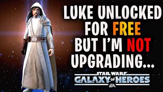 I unlocked Master Luke for FREE but Im NOT upgrading him [upl. by Novy]