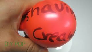 Cutting Open Stress Balls and Shaving Cream Balloons ASMR Video DIY POP [upl. by Novia]