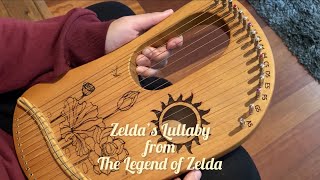 Zelda’s Lullaby for 16 string lyre harp with tabsnotes [upl. by Tyne]