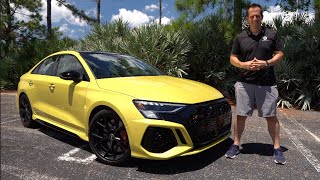 Is the NEW 2022 Audi RS 3 a BETTER performance sedan than an AMG CLA 45 [upl. by Raina]