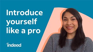 How to Introduce Yourself in an Interview  Indeed Career Tips [upl. by Alfi]