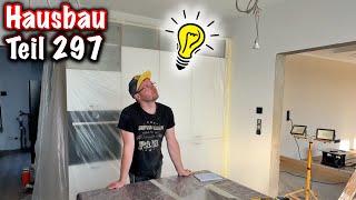 Hausbau Teil 297 Lichtplanung Küche ElektroM [upl. by Ardnoek370]