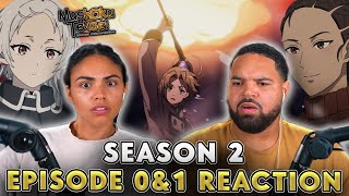 THE BEGINNING OF A NEW JOURNEY  Mushoku Tensei Season 2 Episode 0 and 1 REACTION [upl. by Reklaw]