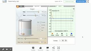 Calorimetry Lab Gizmo  ExploreLearning [upl. by Neilson]