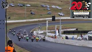 20 lap feature race Baskerville raceway Tassie Lites 2018 Huddlestone Barton Kelso Woods [upl. by Ahsiekal565]